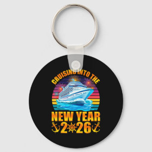 Cruising Into The New Year 2026 Cruise New Years E Key Ring