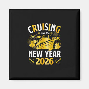 Cruising Into The New Year 2026 Happy New Year Fam Magnet