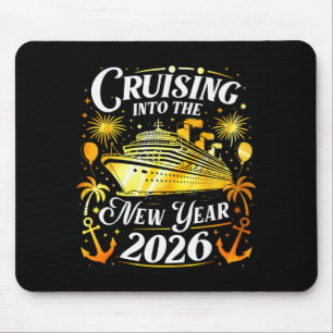 Cruising Into The New Year 2026 Happy New Year Fam Mouse Pad