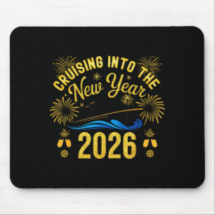 Cruising Into The New Year 2026 Happy New Year Fam Mouse Pad