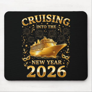 Cruising Into The New Year 2026 Happy New Year Fam Mouse Pad