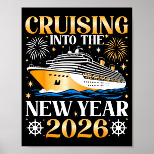 Cruising Into The New Year 2026 Happy New Year Fam Poster