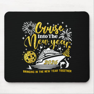 Cruising Into The New Year 2026 Happy New Year Vac Mouse Pad