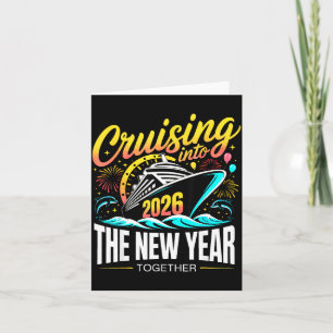 Cruising Into The New Year 2026 Matching Family Cr Card