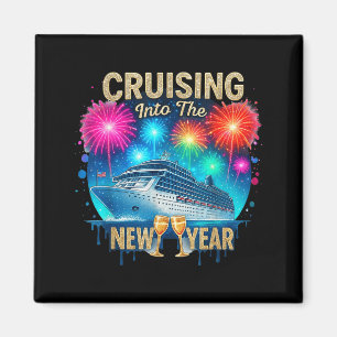 Cruising Into The New Year 2026 Sunset Cruise Vaca Magnet