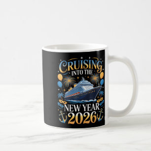Cruising Into The New Year 2026 Vacation Design  Coffee Mug