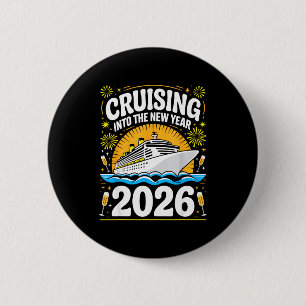 Cruising Into The New Years Eve 2026 Family Matchi 6 Cm Round Badge