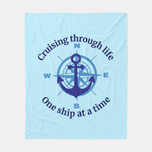  Cruising Life Fleece Blanket