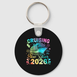 Cruising My Way Into 2026 Happy New Year Anchor Fa Key Ring
