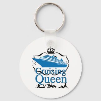 Cruising Queen Funny Cruise Ship Holiday Gifts Key Ring