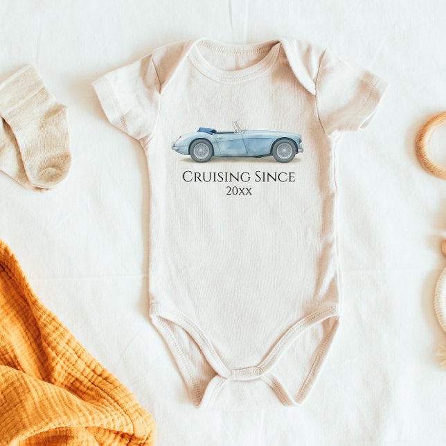 Cruising Since | Classic Car Baby Bodysuit (Creator Uploaded)