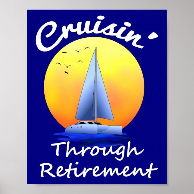 Cruising Through Retirement Poster (Front)