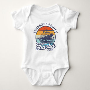Cruising to Alaska Custom Family Matching Group  Baby Bodysuit