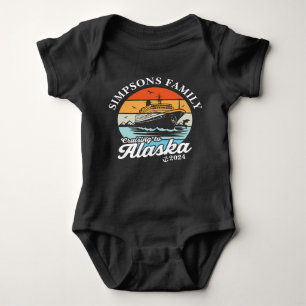 Cruising to Alaska Custom Family Matching Group  Baby Bodysuit