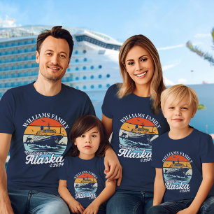Cruising to Alaska Custom Family Matching Group  T-Shirt