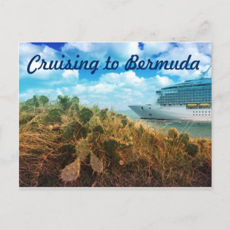 Cruising to Bermuda Post Card