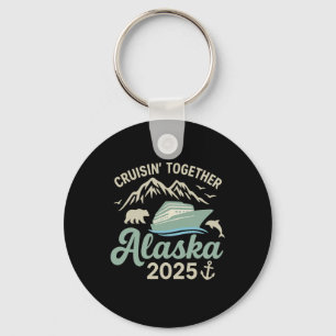 Cruising Together Alaska 2025 Cruise Ship Alaska V Key Ring