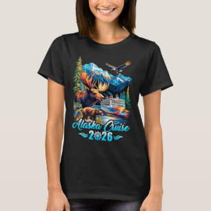 Cruising Together Alaska 2026 Cruise Ship Alaska V T-Shirt