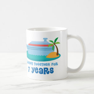 Cruising Together For 7 Years Anniversary Gift Coffee Mug