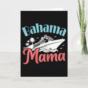 Cruising Vacation Mum Hamas Trip Hama Mama Card