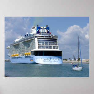 Cruising West Sailing East Poster