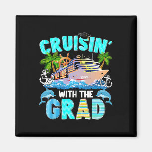 Cruising With The Grad 2026 Graduation Cruise Trip Magnet
