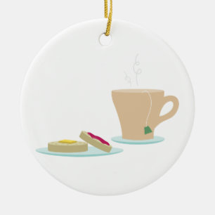 Crumpets & Tea Ceramic Ornament