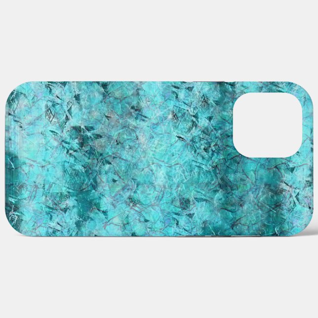 Crumpled blue neon paper Case-Mate iPhone case (Back (Horizontal))