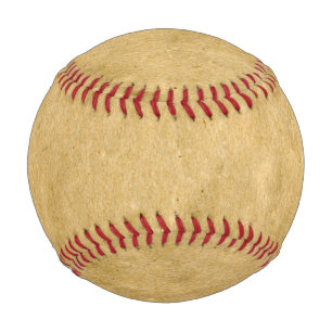 Crumpled Cardboard Texture Baseball