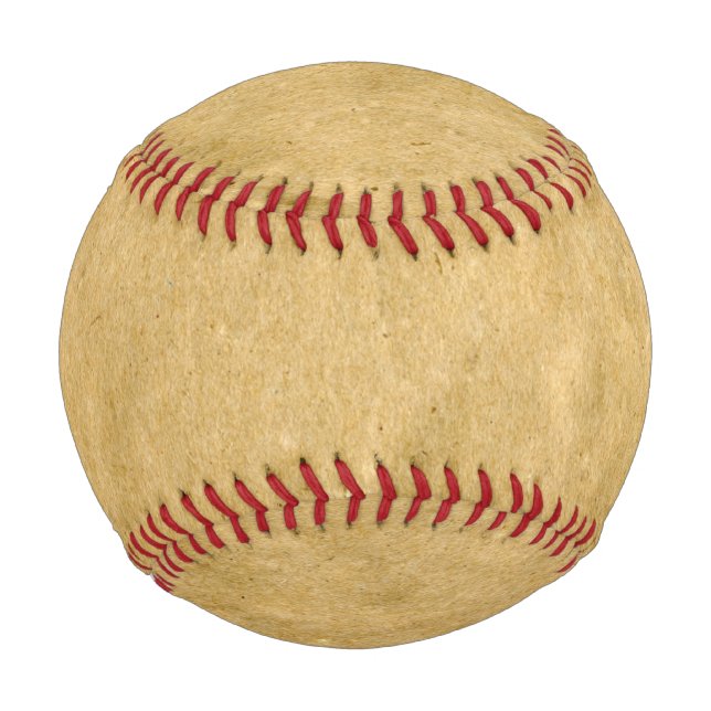 Crumpled Cardboard Texture Baseball (Front)
