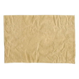 Crumpled Cardboard Texture Pillowcase