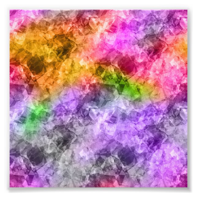Crumpled Exotic Texture Photo Print (Front)