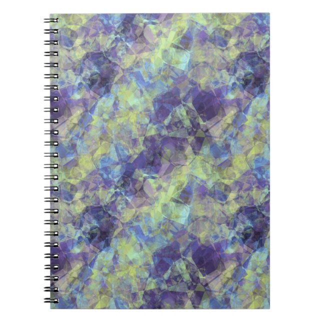 Crumpled Lavender Texture Notebook (Front)