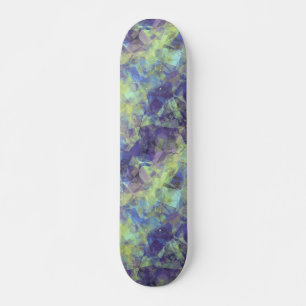Crumpled Lavender Texture Skateboard