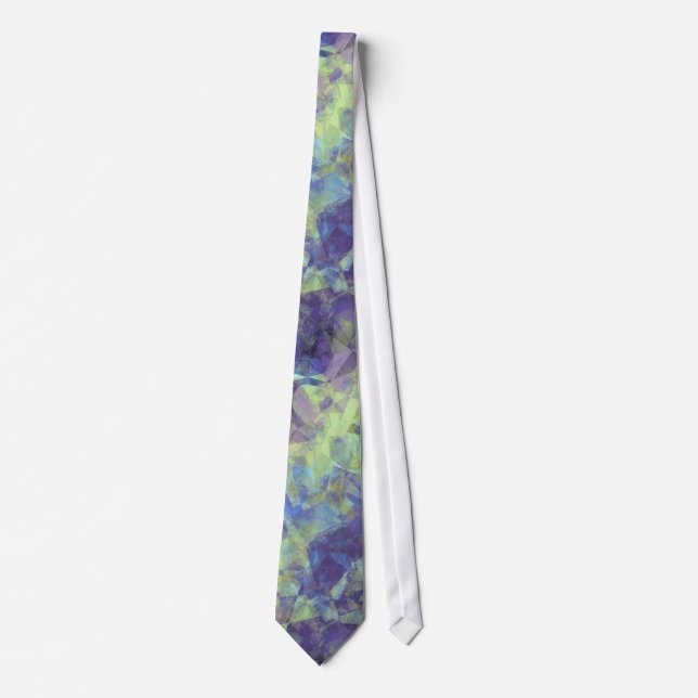 Crumpled Lavender Texture Tie (Front)