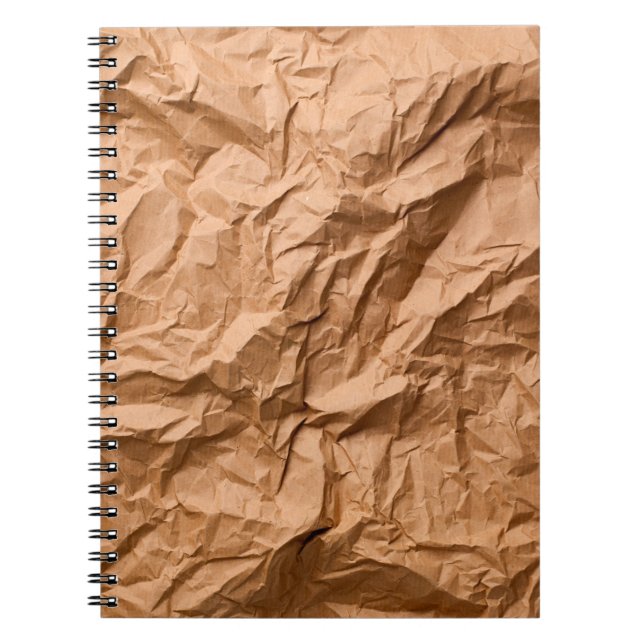 crumpled paper as backgroundabstract, graphic deco notebook (Front)