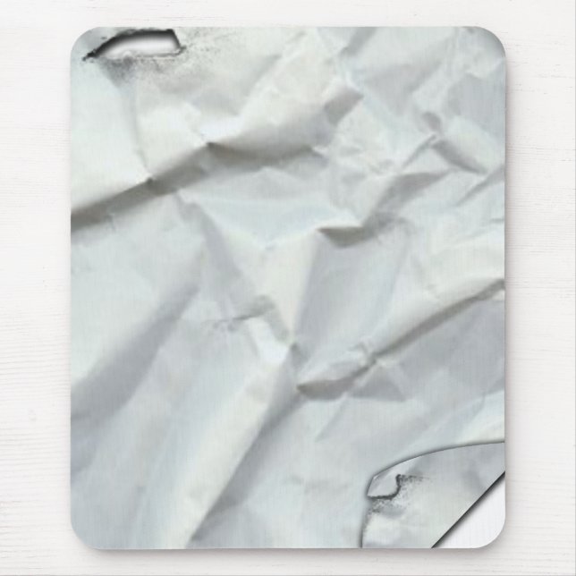 Crumpled Paper Mousepad (Front)