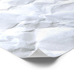 Crumpled Paper Poster