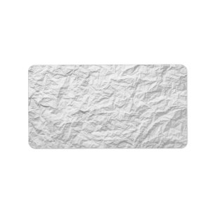 Crumpled Paper Texture For Background 2 Label