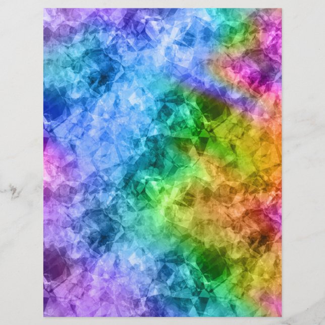 Crumpled Peacock Blue Texture (Front)