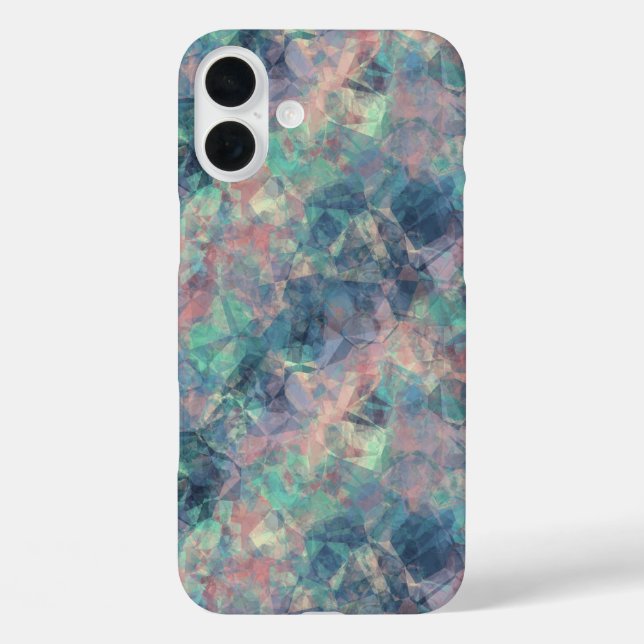 Crumpled Sunset Blue Texture Case-Mate iPhone Case (Back)