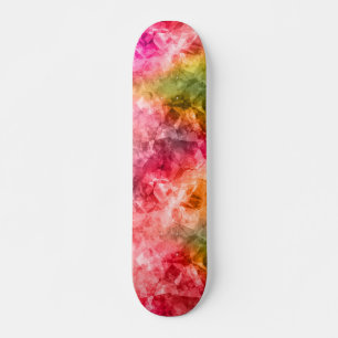 Crumpled Tropical Texture Skateboard