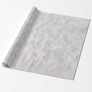 Crumpled White Paper Texture