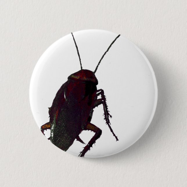 Crunchy Cockroach 6 Cm Round Badge (Front)