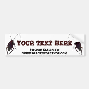Crunchy Cockroach Bumper Sticker