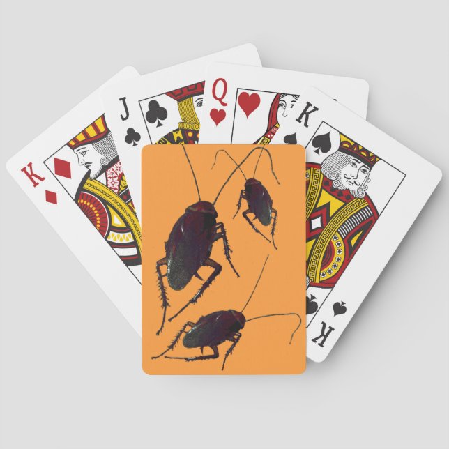 Crunchy Cockroach Playing Cards (Back)