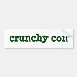 crunchy con bumper sticker