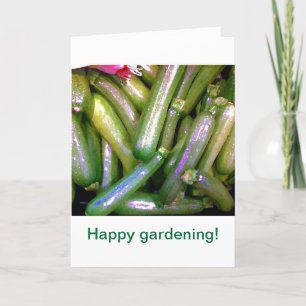 Crunchy Courgettes Card