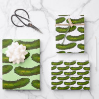 Crunchy Green Kosher Deli Sour Dill Pickle Print