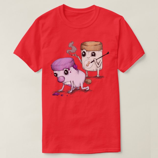 Crunchy Peanut Butter T-Shirt (Design Front)